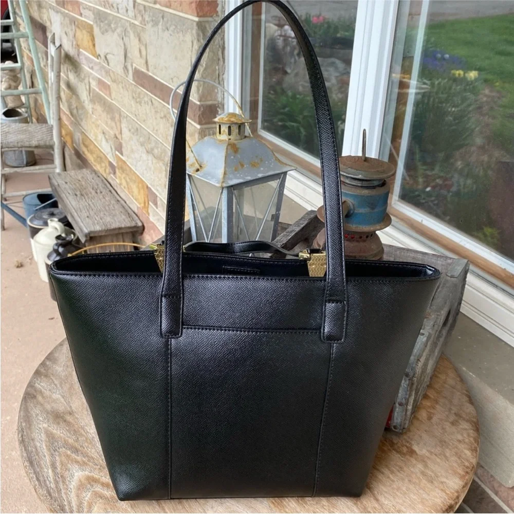 Kate Landry Celestial Charm Black Shoulder Bag‎
